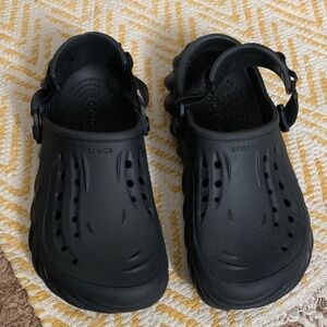 EUC Crocs Echo Black